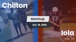 Matchup: Chilton High vs. Iola  2019