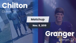 Matchup: Chilton High vs. Granger  2019