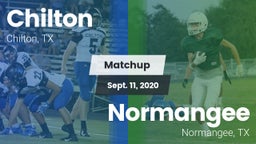 Matchup: Chilton High vs. Normangee  2020