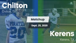 Matchup: Chilton High vs. Kerens  2020