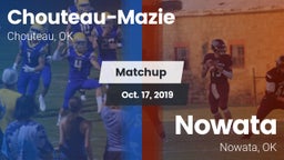 Matchup: Chouteau-Mazie vs. Nowata  2019