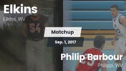 Matchup: Elkins vs. Philip Barbour  2017
