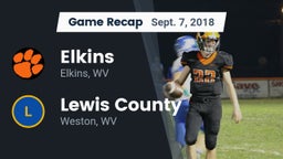 Recap: Elkins  vs. Lewis County  2018