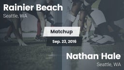 Matchup: Rainier Beach vs. Nathan Hale  2016