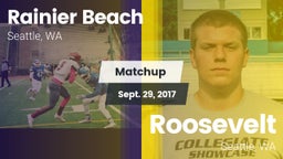 Matchup: Rainier Beach vs. Roosevelt  2017