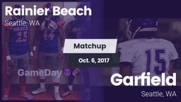 Matchup: Rainier Beach vs. Garfield  2017
