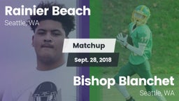 Matchup: Rainier Beach vs. Bishop Blanchet  2018