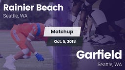 Matchup: Rainier Beach vs. Garfield  2018