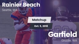 Matchup: Rainier Beach vs. Garfield  2018