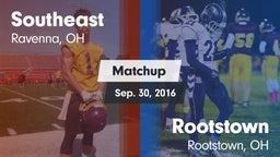 Matchup: Southeast vs. Rootstown  2016