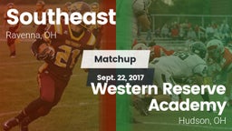 Matchup: Southeast vs. Western Reserve Academy 2017