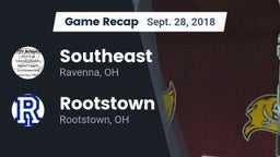 Recap: Southeast  vs. Rootstown  2018