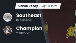 Recap: Southeast  vs. Champion  2021