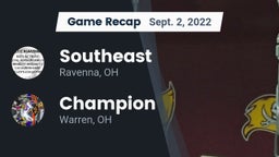 Recap: Southeast  vs. Champion  2022