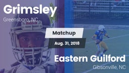 Matchup: Grimsley vs. Eastern Guilford  2018