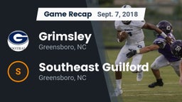 Recap: Grimsley  vs. Southeast Guilford  2018
