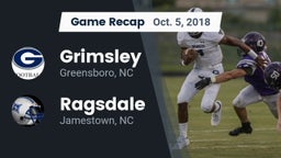 Recap: Grimsley  vs. Ragsdale  2018