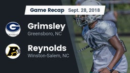 Recap: Grimsley  vs. Reynolds  2018