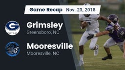Recap: Grimsley  vs. Mooresville  2018