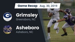 Recap: Grimsley  vs. Asheboro  2019