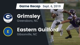 Recap: Grimsley  vs. Eastern Guilford  2019