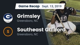 Recap: Grimsley  vs. Southeast Guilford  2019