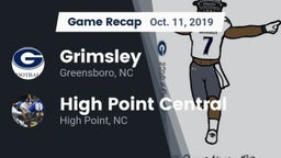 Recap: Grimsley  vs. High Point Central  2019