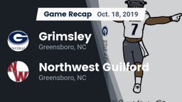 Recap: Grimsley  vs. Northwest Guilford  2019