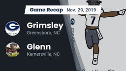 Recap: Grimsley  vs. Glenn  2019