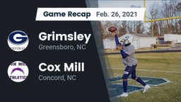 Recap: Grimsley  vs. Cox Mill  2021