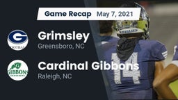 Recap: Grimsley  vs. Cardinal Gibbons  2021