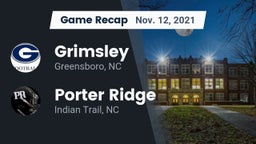 Recap: Grimsley  vs. Porter Ridge  2021