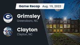 Recap: Grimsley  vs. Clayton  2022