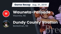 Recap: Wauneta-Palisade  vs. Dundy County Stratton  2018