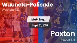Matchup: Wauneta-Palisade vs. Paxton  2018