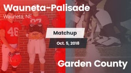 Matchup: Wauneta-Palisade vs. Garden County 2018