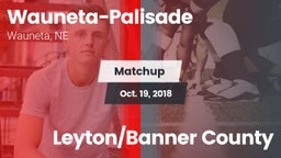 Matchup: Wauneta-Palisade vs. Leyton/Banner County 2018
