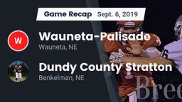 Recap: Wauneta-Palisade  vs. Dundy County Stratton  2019