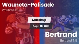 Matchup: Wauneta-Palisade vs. Bertrand  2019