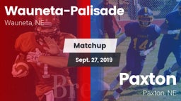 Matchup: Wauneta-Palisade vs. Paxton  2019