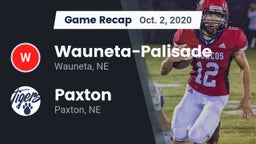 Recap: Wauneta-Palisade  vs. Paxton  2020