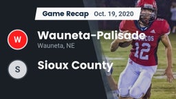 Recap: Wauneta-Palisade  vs. Sioux County  2020