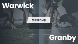 Matchup: Warwick vs. Granby  2016