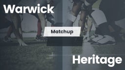 Matchup: Warwick vs. Heritage  2016