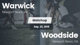 Matchup: Warwick vs. Woodside  2016