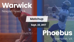 Matchup: Warwick vs. Phoebus  2017