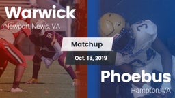 Matchup: Warwick vs. Phoebus  2019