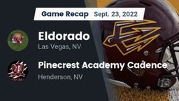 Recap: Eldorado  vs. Pinecrest Academy Cadence 2022