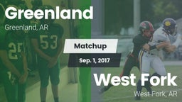 Matchup: Greenland vs. West Fork  2017