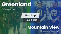 Matchup: Greenland vs. Mountain View  2017